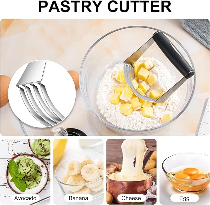 Stainless Steel Cookie Cutters, Pastry Cutter, Dough Cutter & Biscuit Cutter Set - Image 3