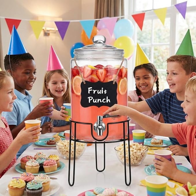 1 Gallon Drink Dispenser with Stand, Drink Dispensers - Image 4