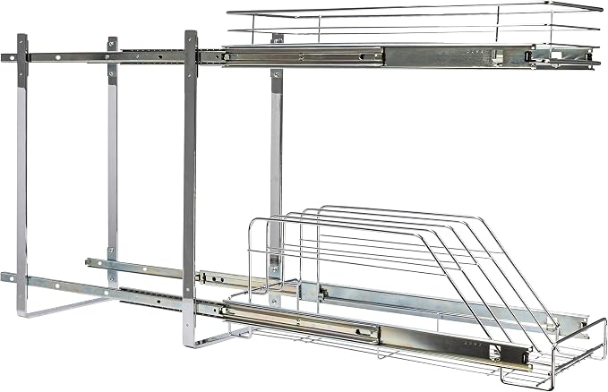 Household Essentials Glidez Multipurpose Chrome-Plated Steel Pull-Out/Slide-Out - Image 8