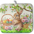 Easter Egg Bunny Dish Drying Mat by Kwlegh