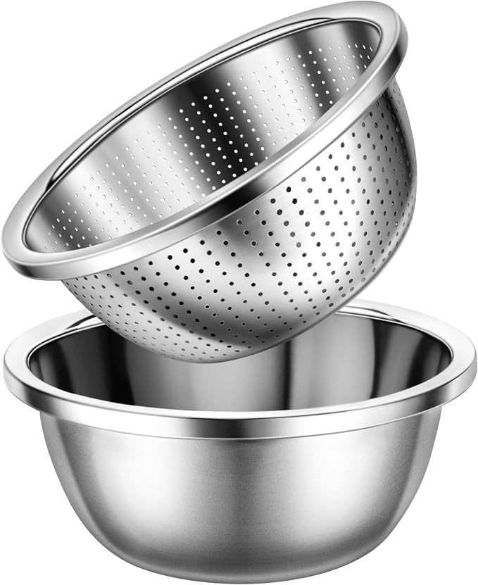 Colander 304 Stainless Steel 5-quart by Gulex