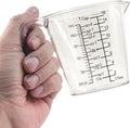 1 Cup Measuring Cup, Laser-Etched oz/cup/mL/Tbsp, Small Plastic Measuring Cup by NaNaPaly