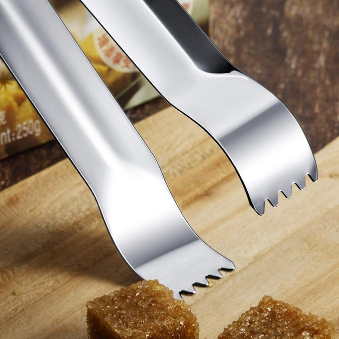 Gejoy 12 Pieces Sugar Ice Tongs Stainless Steel Mini Serving Appetizers Small - Image 6