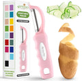 Spring Chef Premium Swivel Vegetable Peeler, Soft Grip Handle and Ultra Sharp by SpringChef