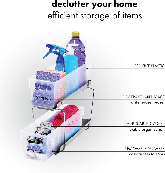 madesmart Mini 2-Tier Organizer - Image 5