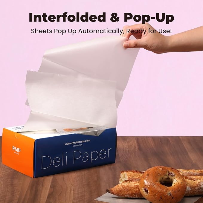 Fit Meal Prep 10 x 10.75" Wax Paper Sheets - Image 3