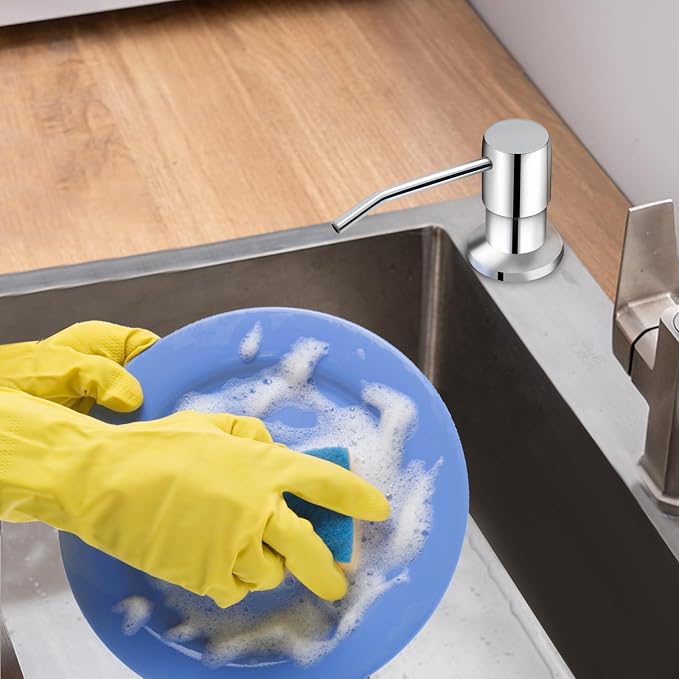 Soap Dispenser for Kitchen Sink, Built in Sink Soap Dispenser Lotion Dispenser - Image 7
