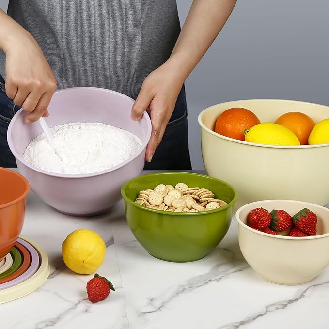 Greentainer Plastic Mixing Bowls - Image 8
