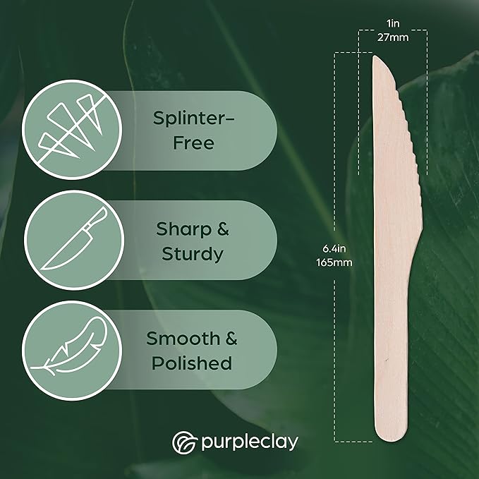 Wooden Disposable Knives - Image 4