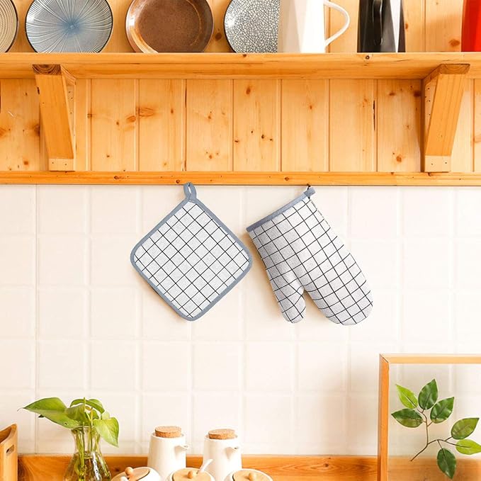 Oven Mitts and Potholders BBQ Gloves-Oven Mitts and Pot Holders - Image 6