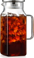 40 oz, 1.2Liter Square Glass Pitcher by NETANY