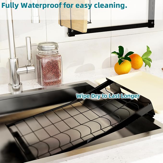 Hanging Wall Mounted Dish Drying Rack - Image 6