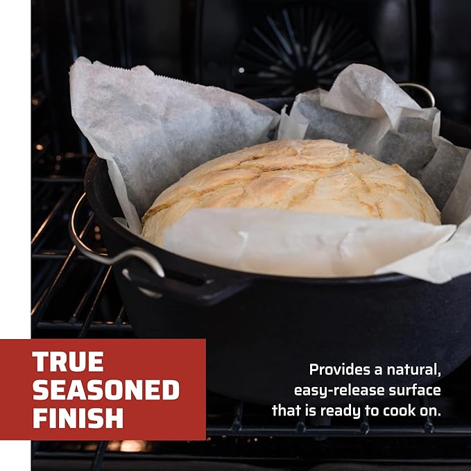 Camp Chef DO10-6 Quart Dutch Oven Pre-Seasoned Cast Iron - Image 3