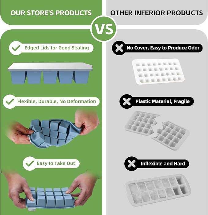 FANYITY Silicone Ice Cube Tray - Image 6