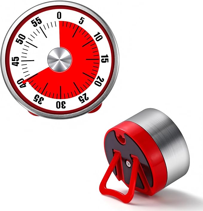 Kitchen Magnetic Visual Cooking Mechanical Timer by Unknown