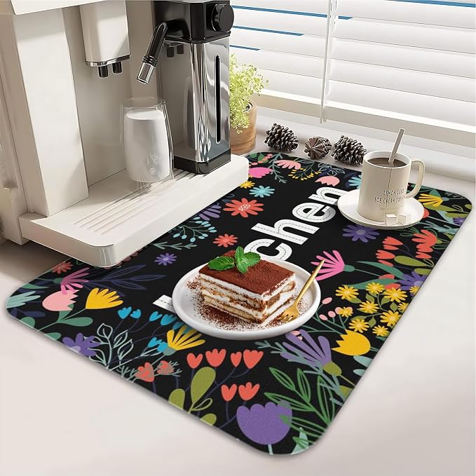 Dish Drying Mat for Kitchen Counter 2 Pack - Image 3