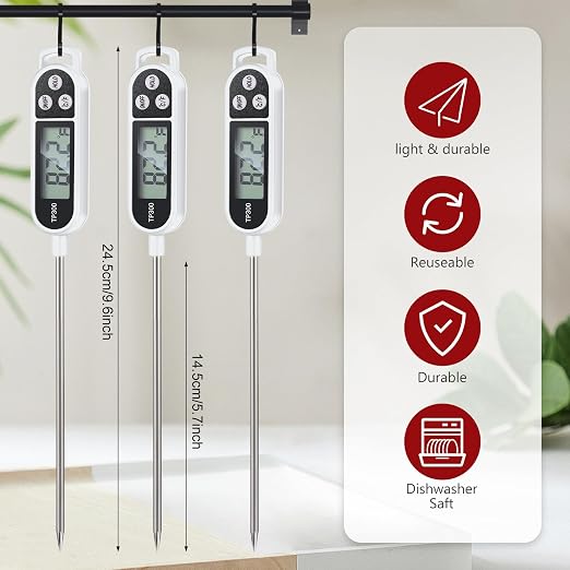 Copkim 6 Pcs Instant Read Meat Thermometer - Image 2