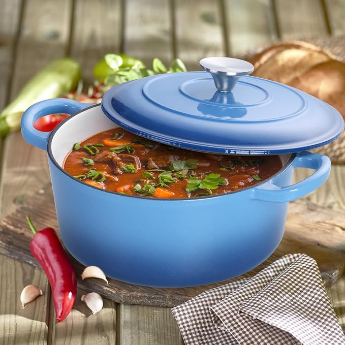 3 Qt Enameled Cast Iron Dutch Oven - Image 5