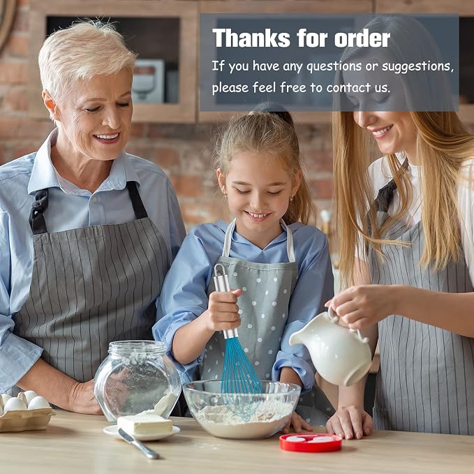 OYV Silicone Whisk, Heat Resistant 480°F Whisks - Image 9