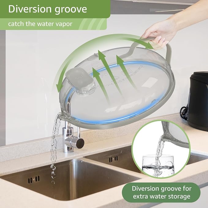 Microwave Splatter Cover with Water Steamer - Image 6