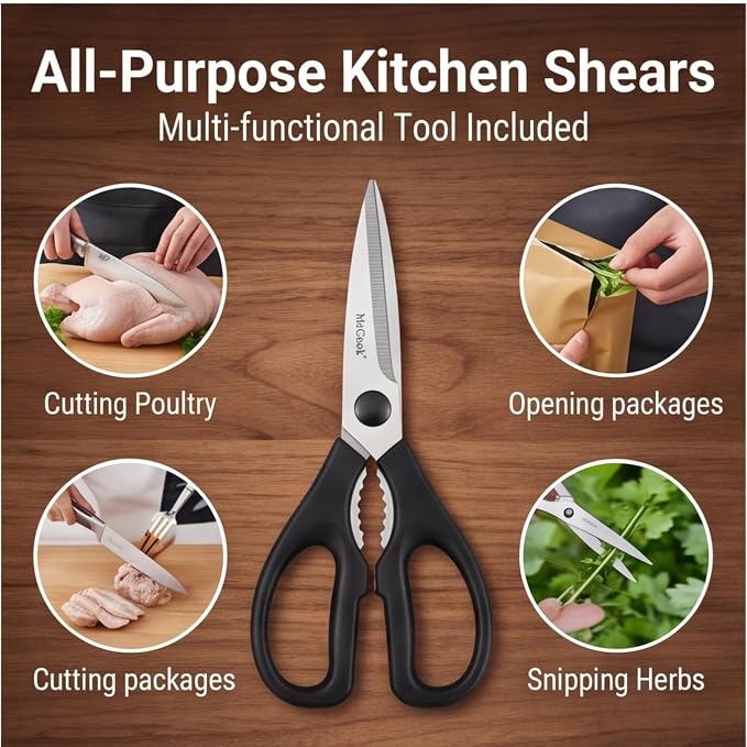 McCook® Knife Sets, German Stainless Steel Knife Block Sets - Image 8
