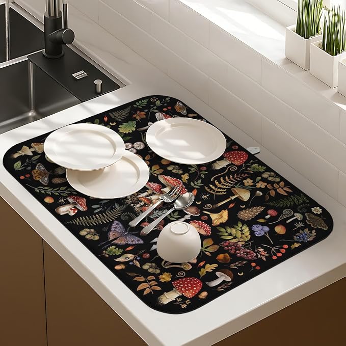Dish Drying Mat Drainer Pads - Image 3