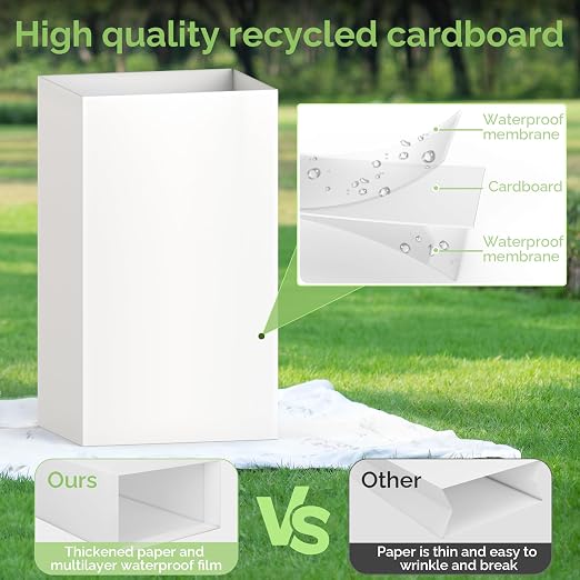 Magicheap 4 Pack Extra Large Disposable Trash Cans, Reusable Portable Garbage - Image 4
