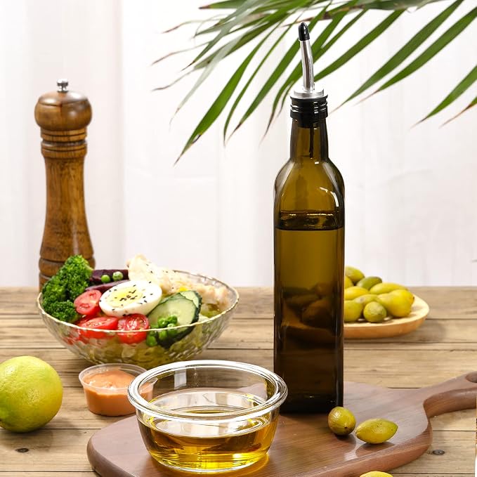 AOZITA 17oz Glass Olive Oil Dispenser - Image 8