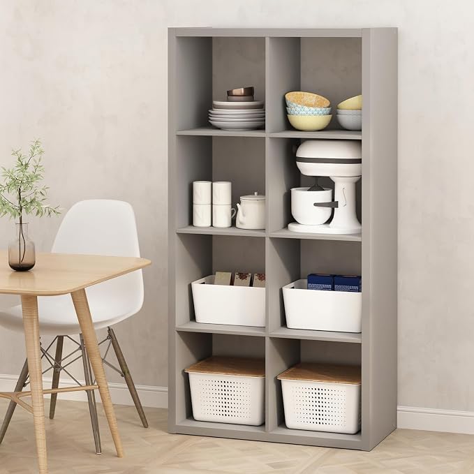 Furinno HERMITE Kitchen Island, 8-Cube Coffee Bar, Extra Thick Kitchen Storage - Image 5