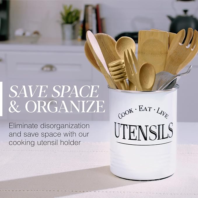 Walford Home Original Kitchen Utensil Holder Crock - Image 4