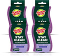 Scotch-Brite Dobie Stay Clean Scrubbers, Non-Scratch Dual-Sided Dish Sponges by 3MIndustrial