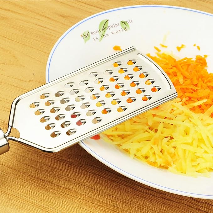 Cheese Grater, 9.4 Inch x 2.2 Inch Stainless Steel Vegetables Zester - Image 3