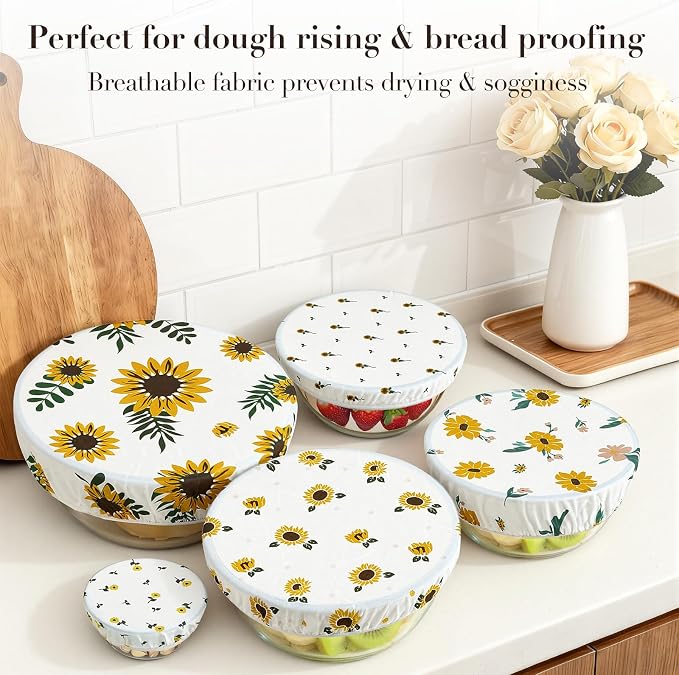 Tirphy 5-Size Reusable Bowl Covers - Image 7