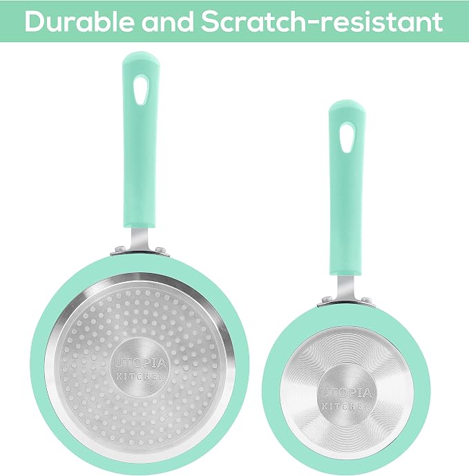 Utopia Kitchen Nonstick Stock Pot Saucepan Set - Image 6