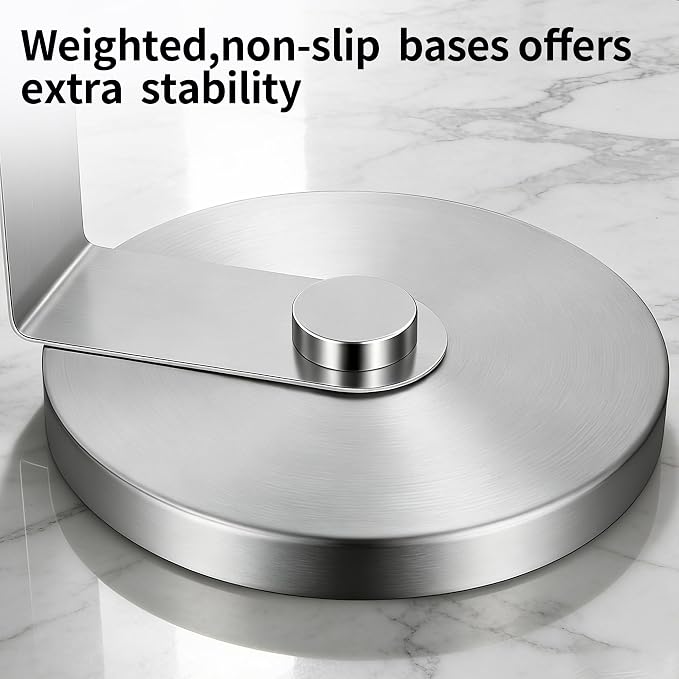 ZUNTO Paper Towel Holder for Countertop, Freestanding Kitchen Paper Towel - Image 2