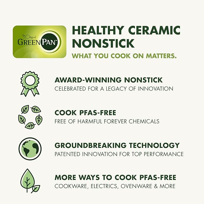 GreenPan Hybrid 9.5” & 11” Nonstick Stainless Steel Frying Pan Set, APEX - Image 10