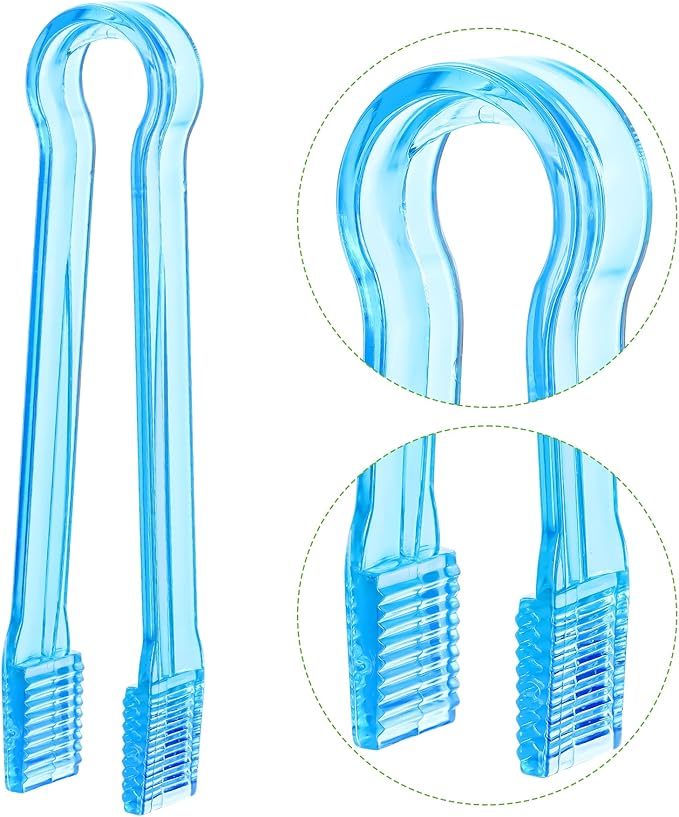 10 Pcs Plastic Buffet Serving Tongs, 6.3 Inches - Image 3