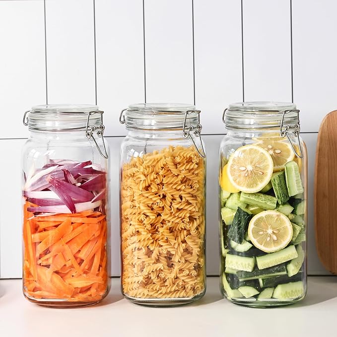 Liuruiyu 78oz Glass Food Storage Jars - Image 2