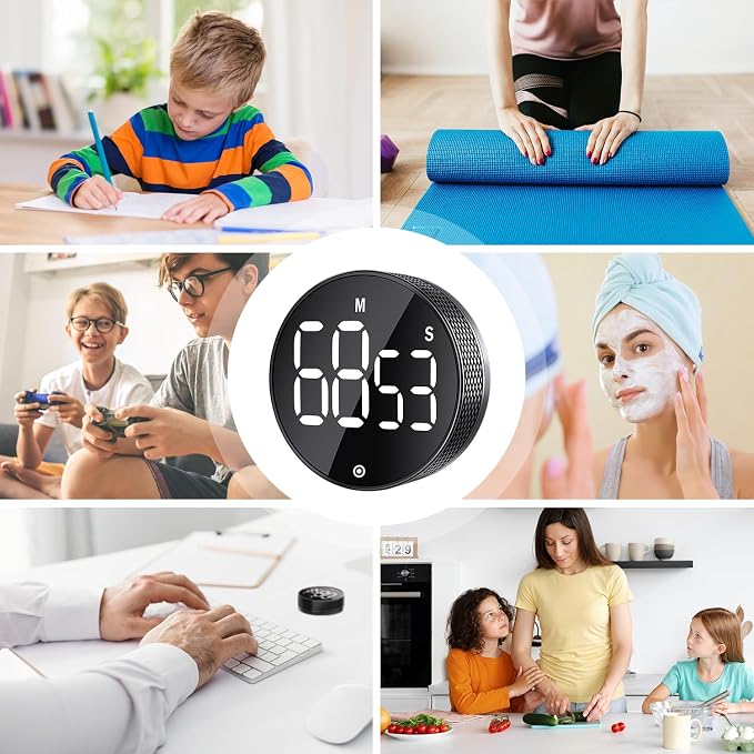 BlueSnail Kitchen Timer with LED Digital Display Smart Efficana - Image 6
