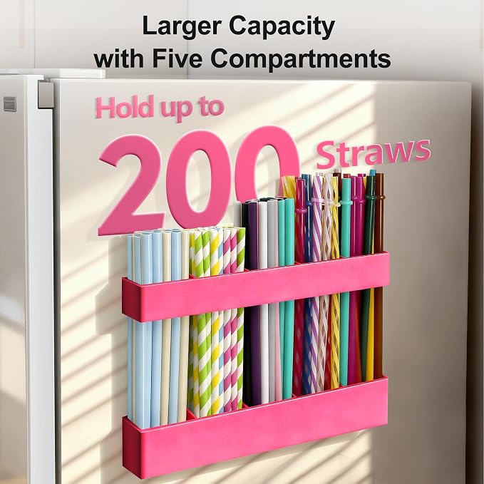 9.5” Large Acrylic Straw Holder - Image 3
