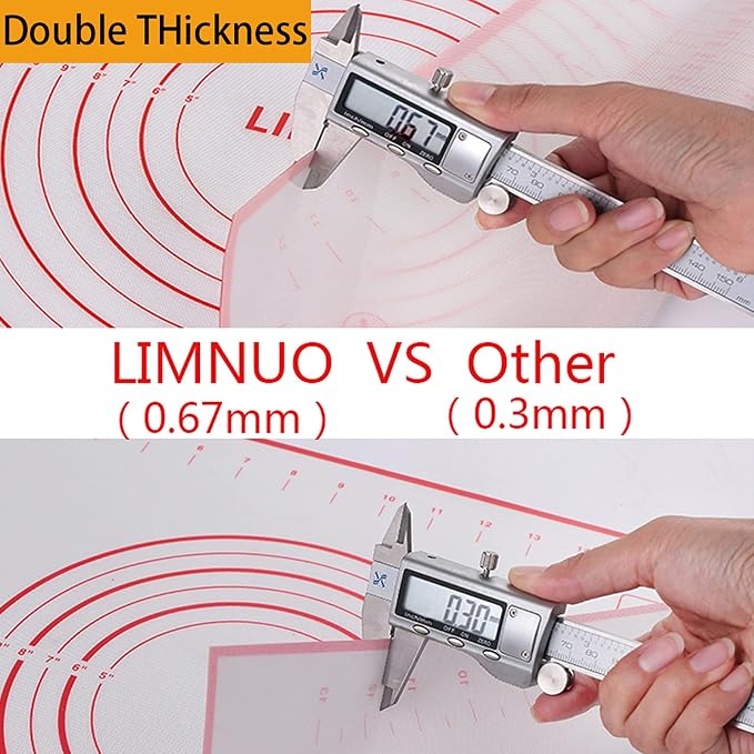 Silicone Baking Mat，Non Stick Rolling Dough - Image 5