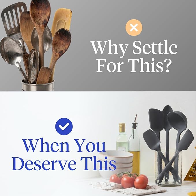 GIR 5-Piece Silicone Kitchen Utensils Set, Non-Toxic Cooking Utensils - Image 9