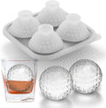 Nax Caki 3D Golf Ice Cube Tray, Large Golf Silicone Fun Shapes Whiskey Ice Mold by NAXCAKI