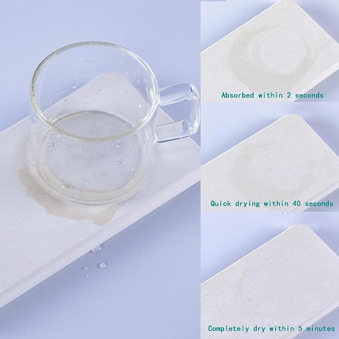 NiuYichee 2 Pcs Water Absorbing Stone Trays, Kitchen/Bathroom Sink Soap Dish - Image 6