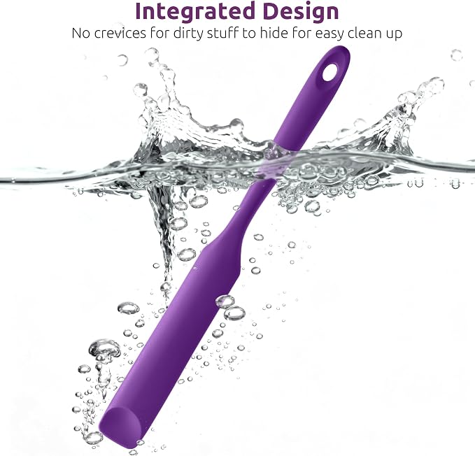 U-Taste Silicone Jar Spatula for Sourdough Starter: Long Skinny Food-Grade Jam - Image 9