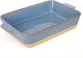 Dafuceramic Casserole Dish for Oven, 4.2 QT Baking Dish, 9x13 Large Porcelain by Dafuceramic