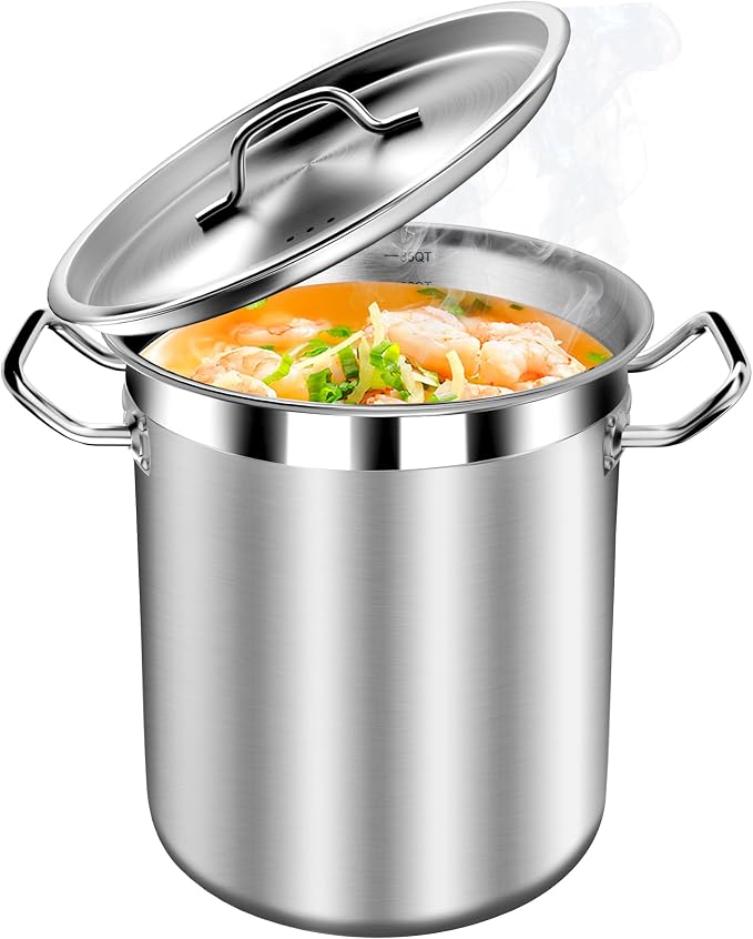 STOCKPOT 35 Quart Commercial Grade Large Stock Pot by STOCKPOT