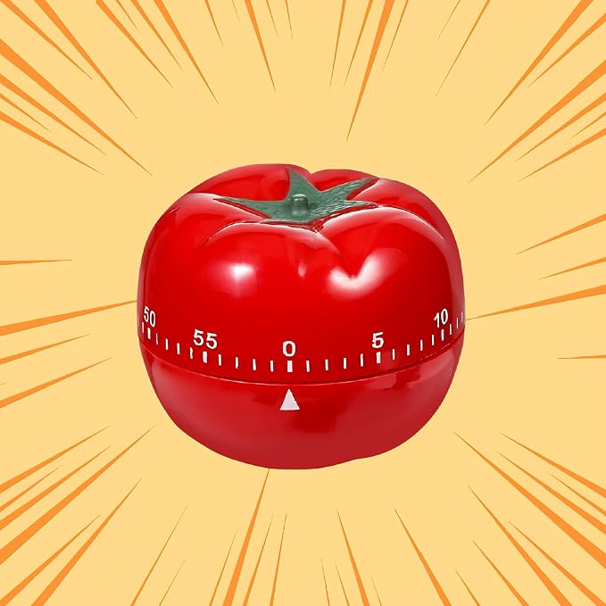 Cute Tomato Shape Kitchen Cooking Timer Kitchen 360 Degree Rotating Craft - Image 7
