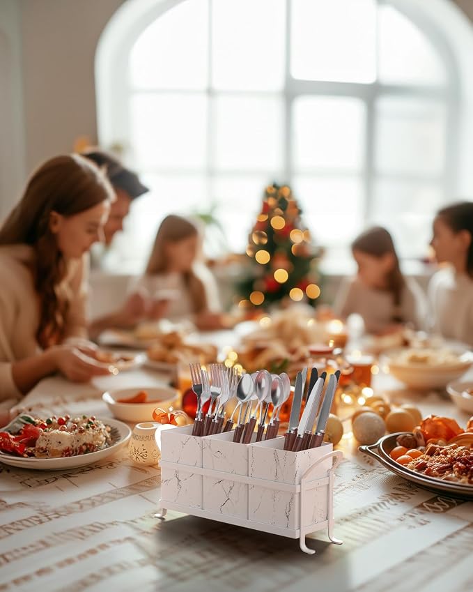 Marble Utensil Holder for Countertop - Image 5