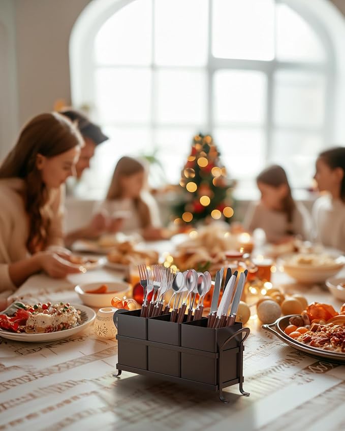 Black Kitchen Utensil Holder - Image 5